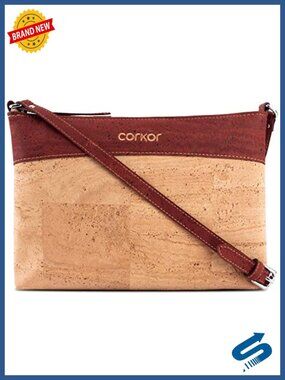 Vegan Cork Crossbody Bag Small Handbag Non-Leather Womens Purse Portugal